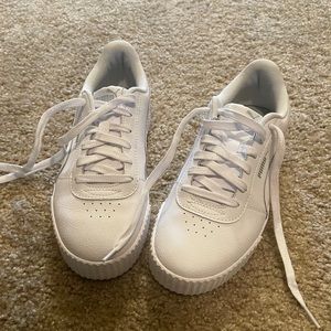 Puma white sneakers